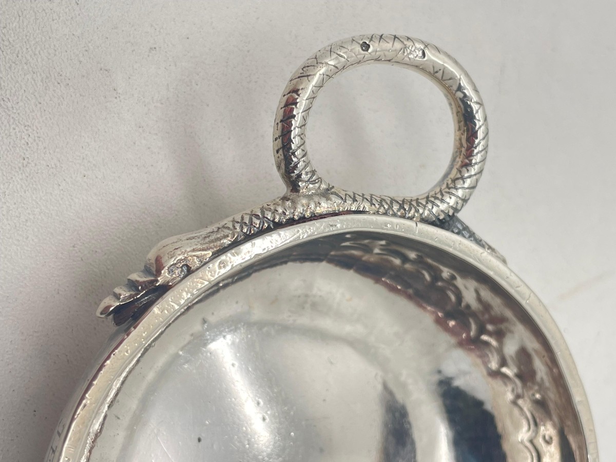 Nemours 1760 Heavy Silver Tastevin 18th Century-photo-4