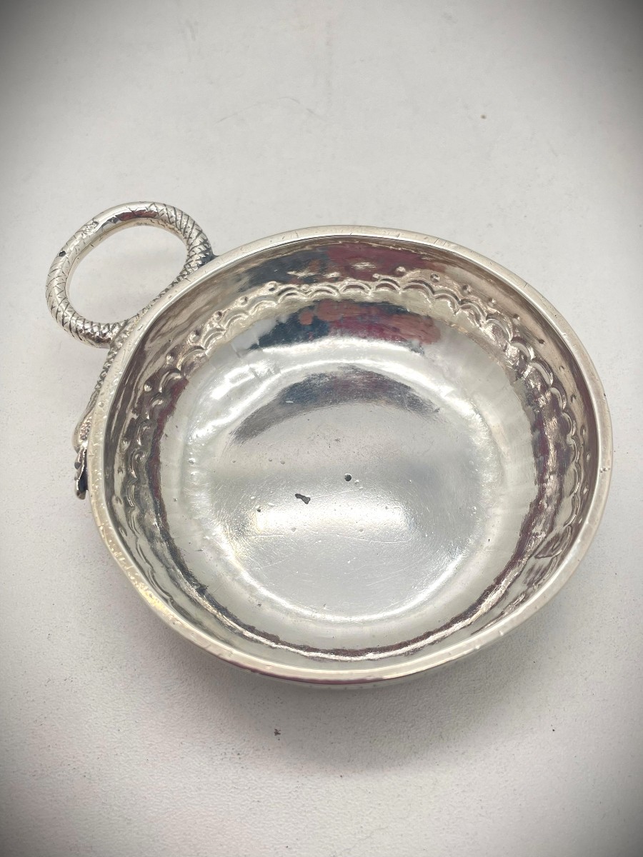 Nemours 1760 Heavy Silver Tastevin 18th Century