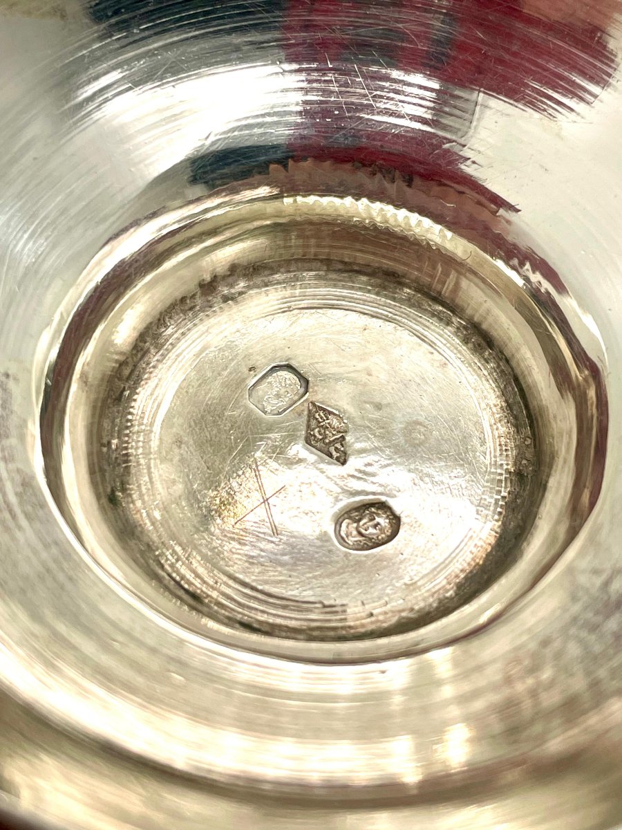 TROIS TIMBALES EN ARGENT Paris 1714 -photo-3