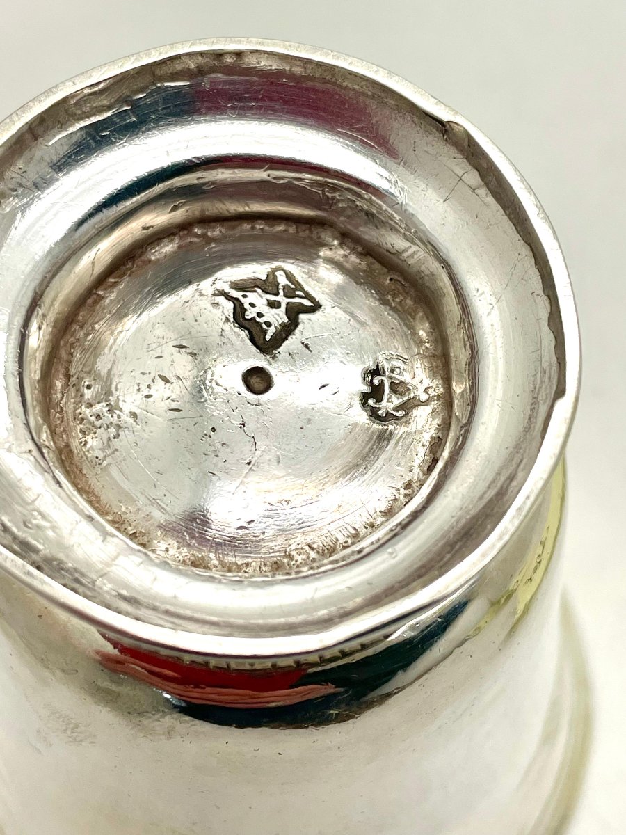 TROIS TIMBALES EN ARGENT Paris 1714 -photo-4