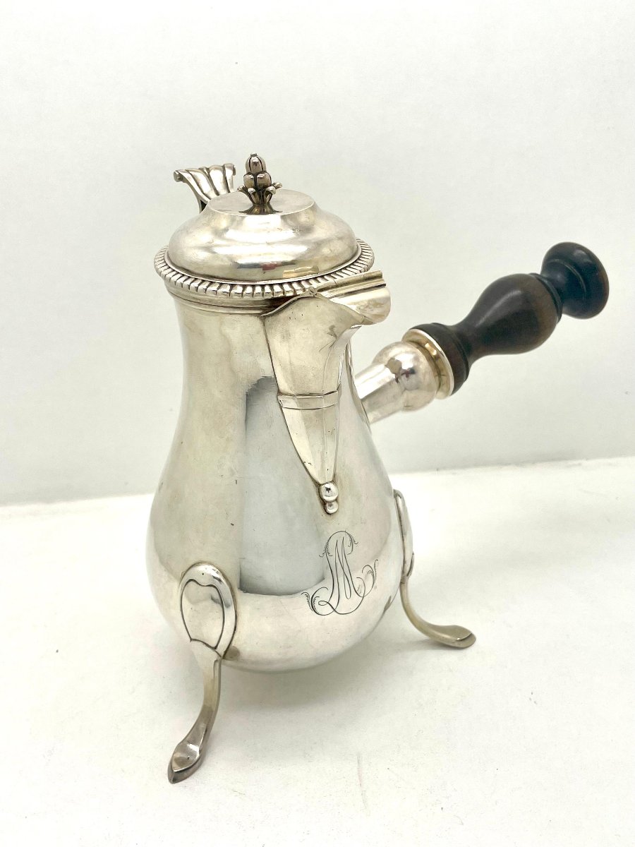 Pau 1775 Silver Coffee Pot 18th Century-photo-2
