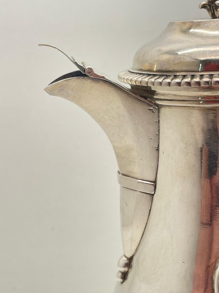 Pau 1775 Silver Coffee Pot 18th Century-photo-4