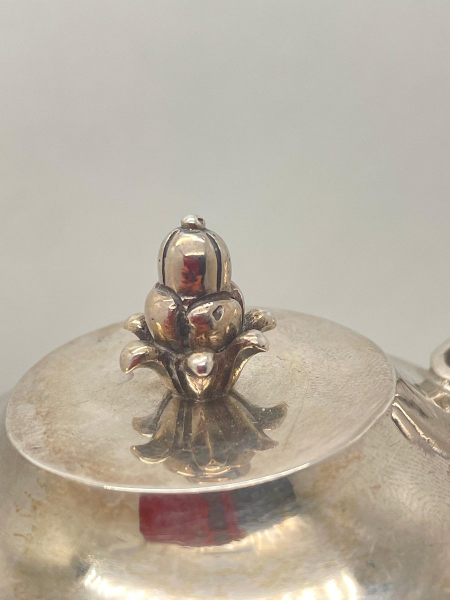 Pau 1775 Silver Coffee Pot 18th Century-photo-2