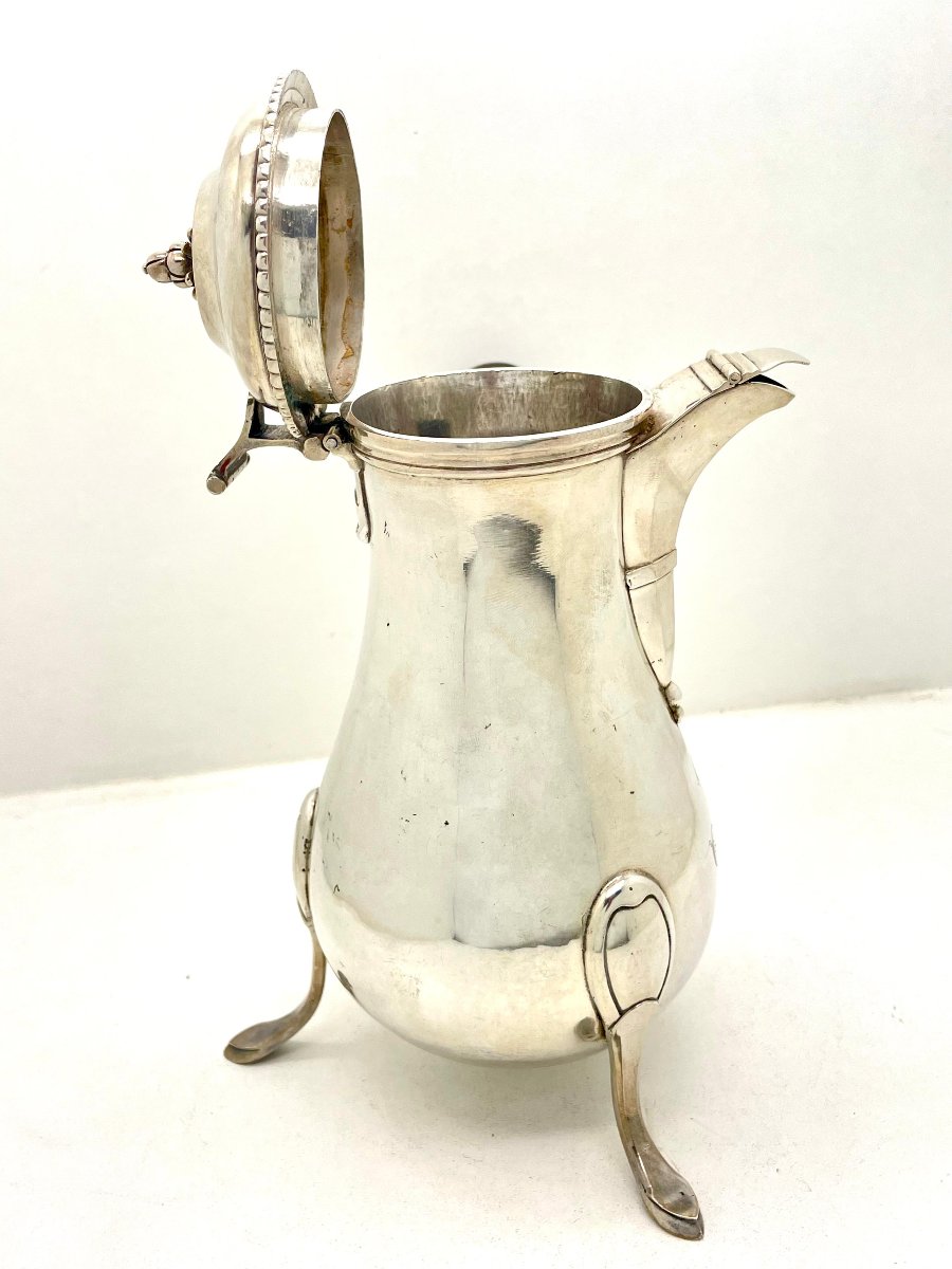 Pau 1775 Silver Coffee Pot 18th Century-photo-4