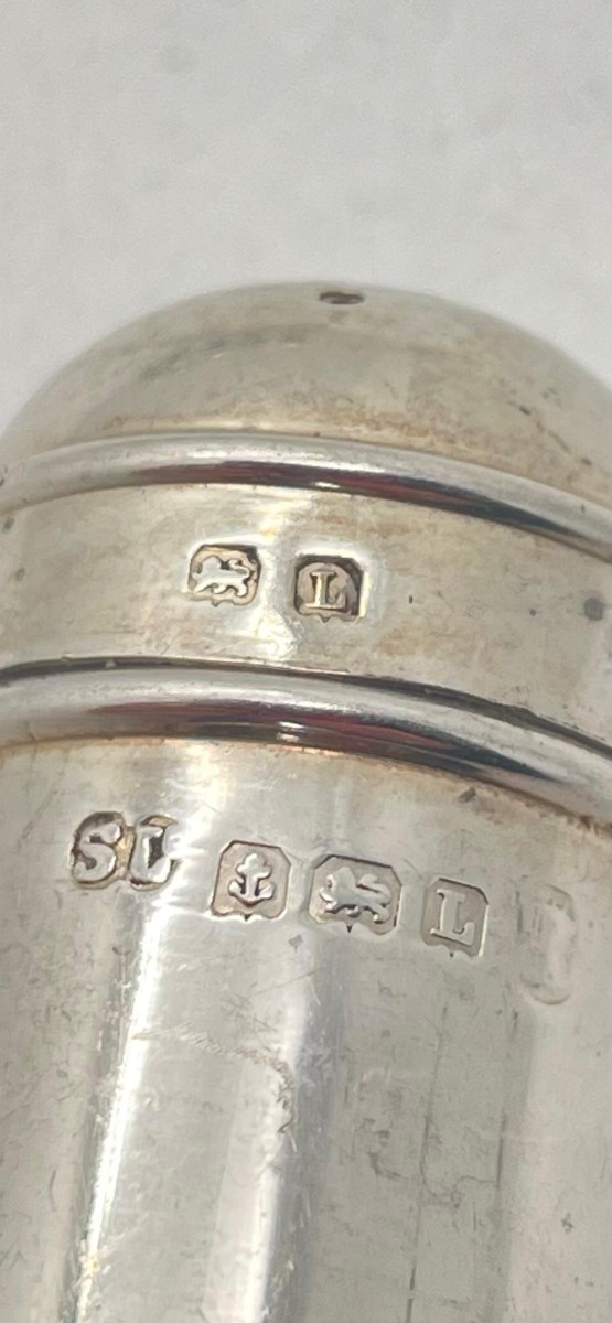 Birmingham 1860 Suite Of 6 Silver Salt Cellars-photo-1