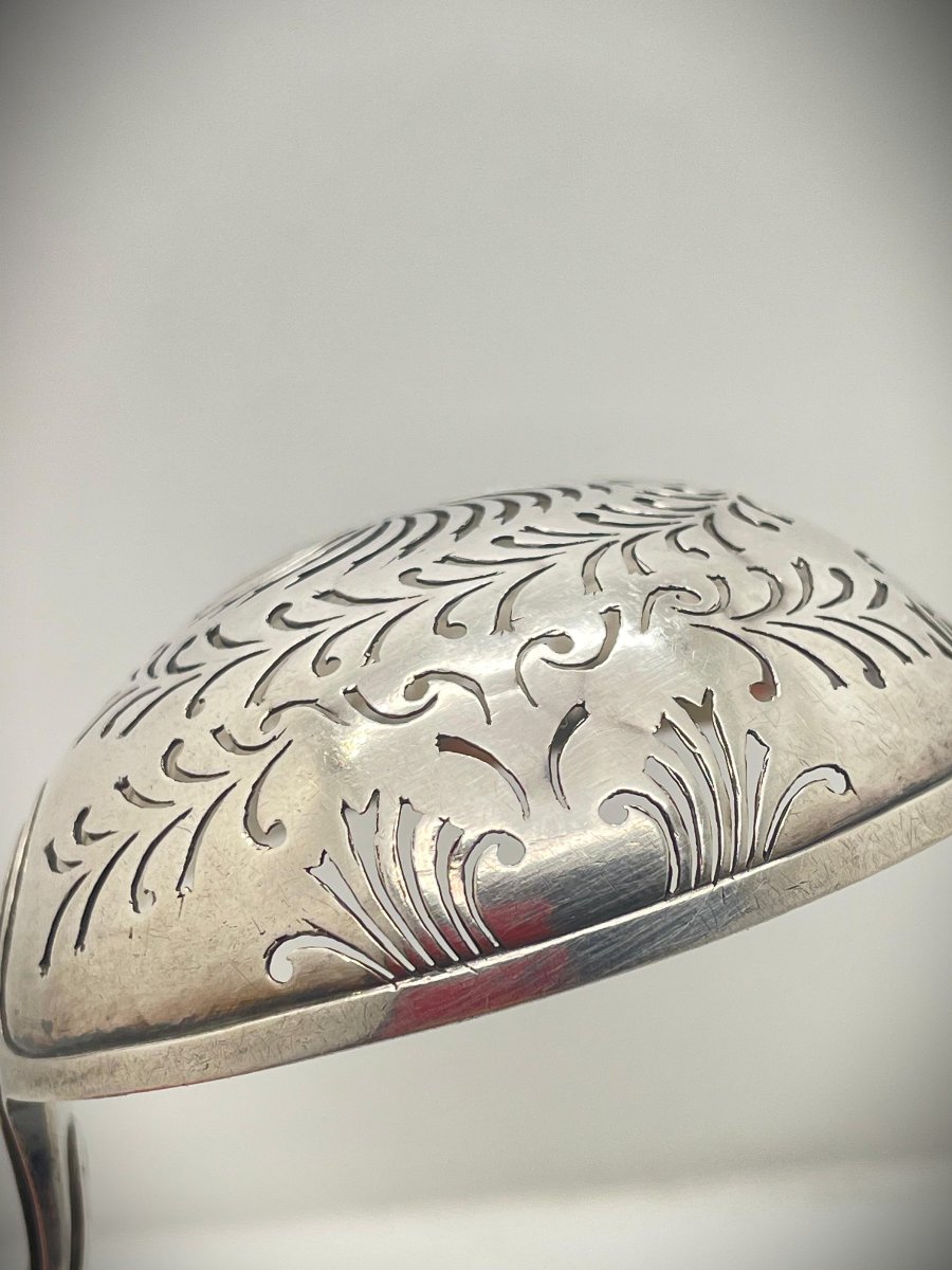 NANCY 1778 Saupoudreuse Armoriée en argent -photo-5