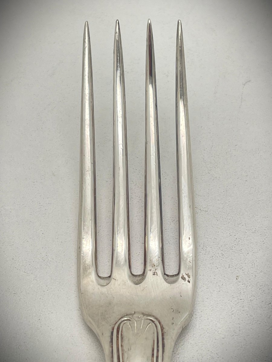 PARIS 1809 FOURCHETTE A RAGOUT EN ARGENT-photo-1