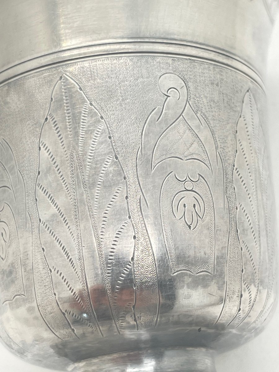 Nantes Engraved Silver Timbale, 1763-photo-2