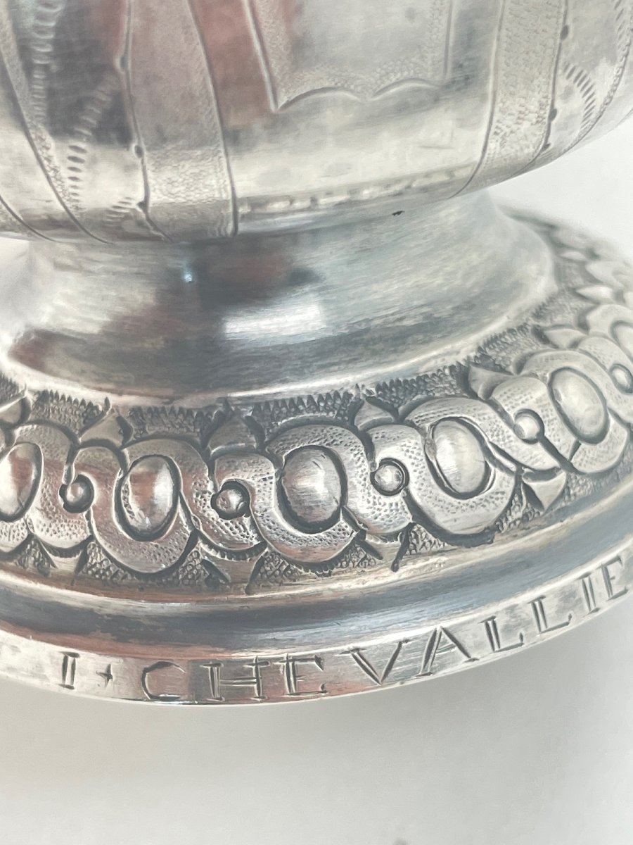 Nantes Engraved Silver Timbale, 1763-photo-3