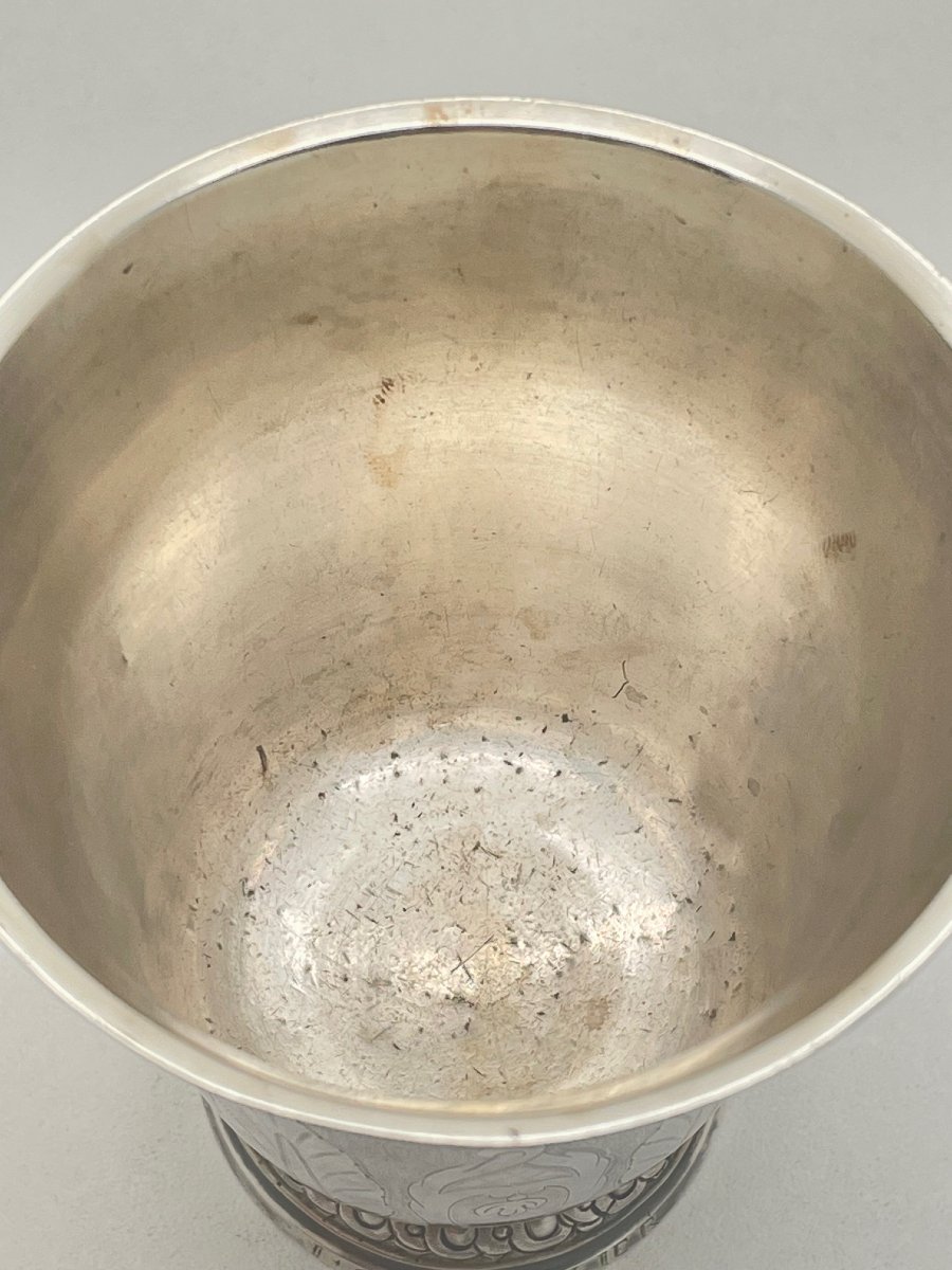 Nantes Engraved Silver Timbale, 1763-photo-1