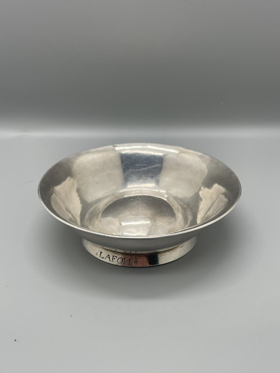 Tastevin ombilic en argent Fougères 1781 -photo-2