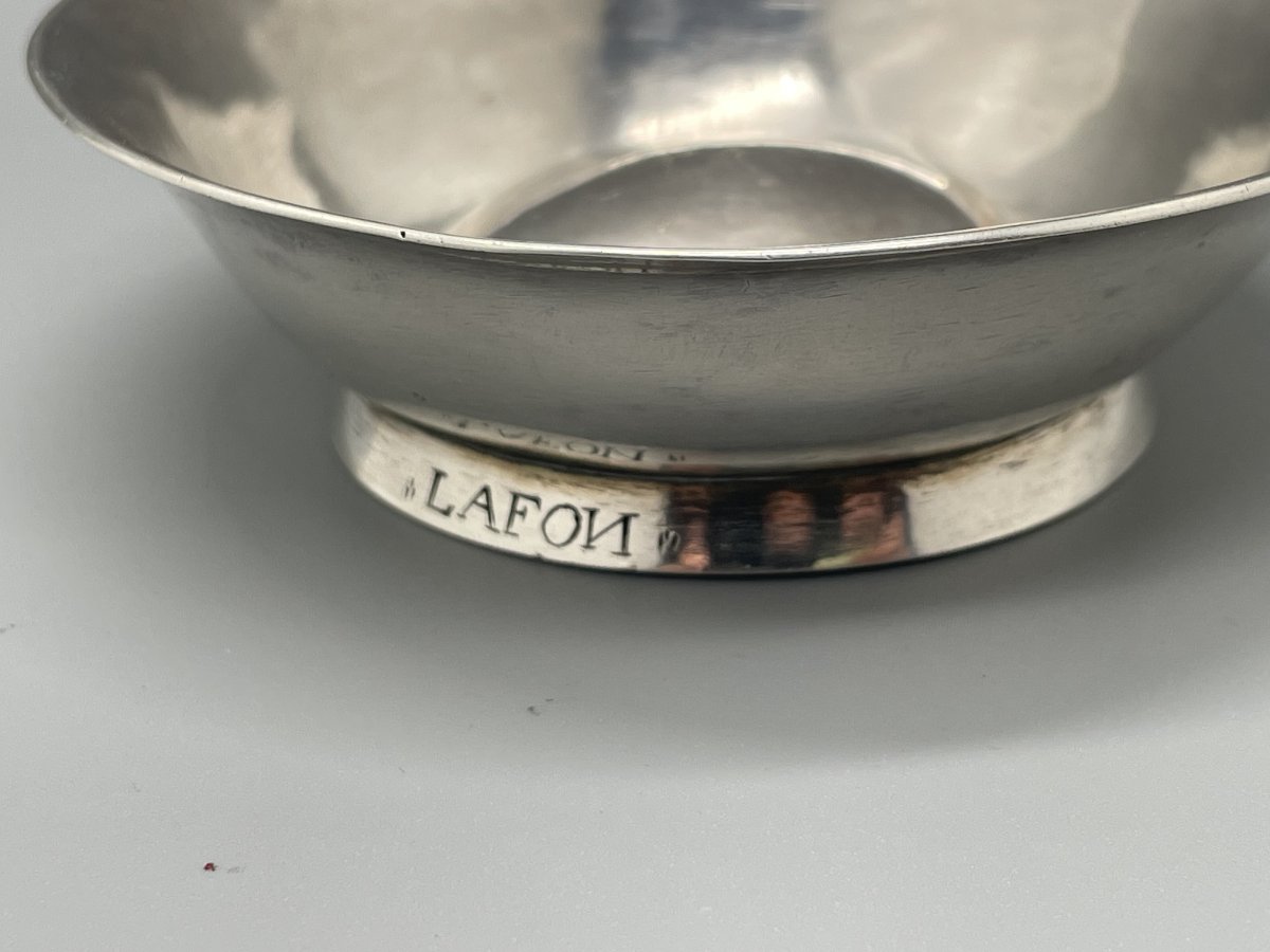 Tastevin ombilic en argent Fougères 1781 -photo-3