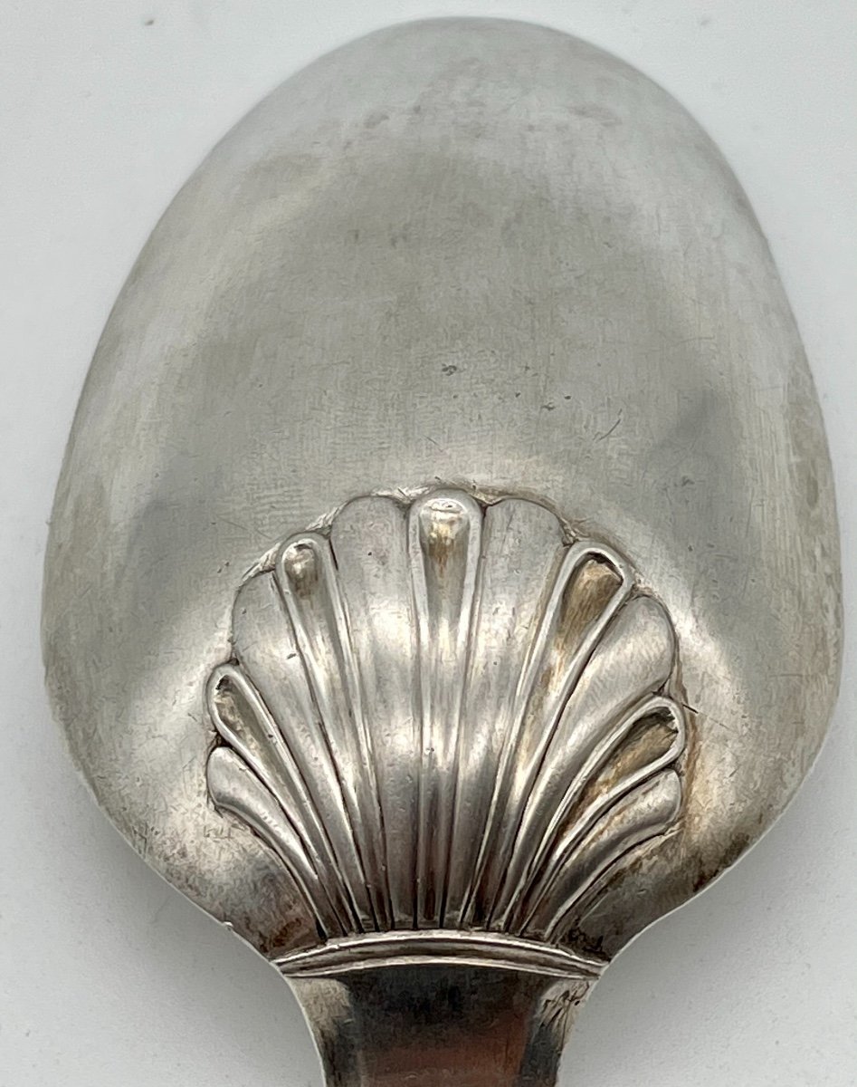 Cuillère à ragoût en argent Laval 1735