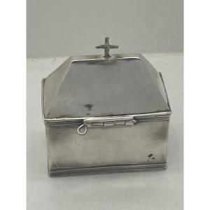 Le Mans, Late 17th–early 18th Century, Silver Box For Holy Oils