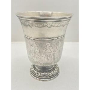 Nantes Engraved Silver Timbale, 1763
