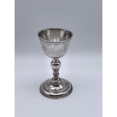 18th Century Silver Egg Cup Beaune 1767