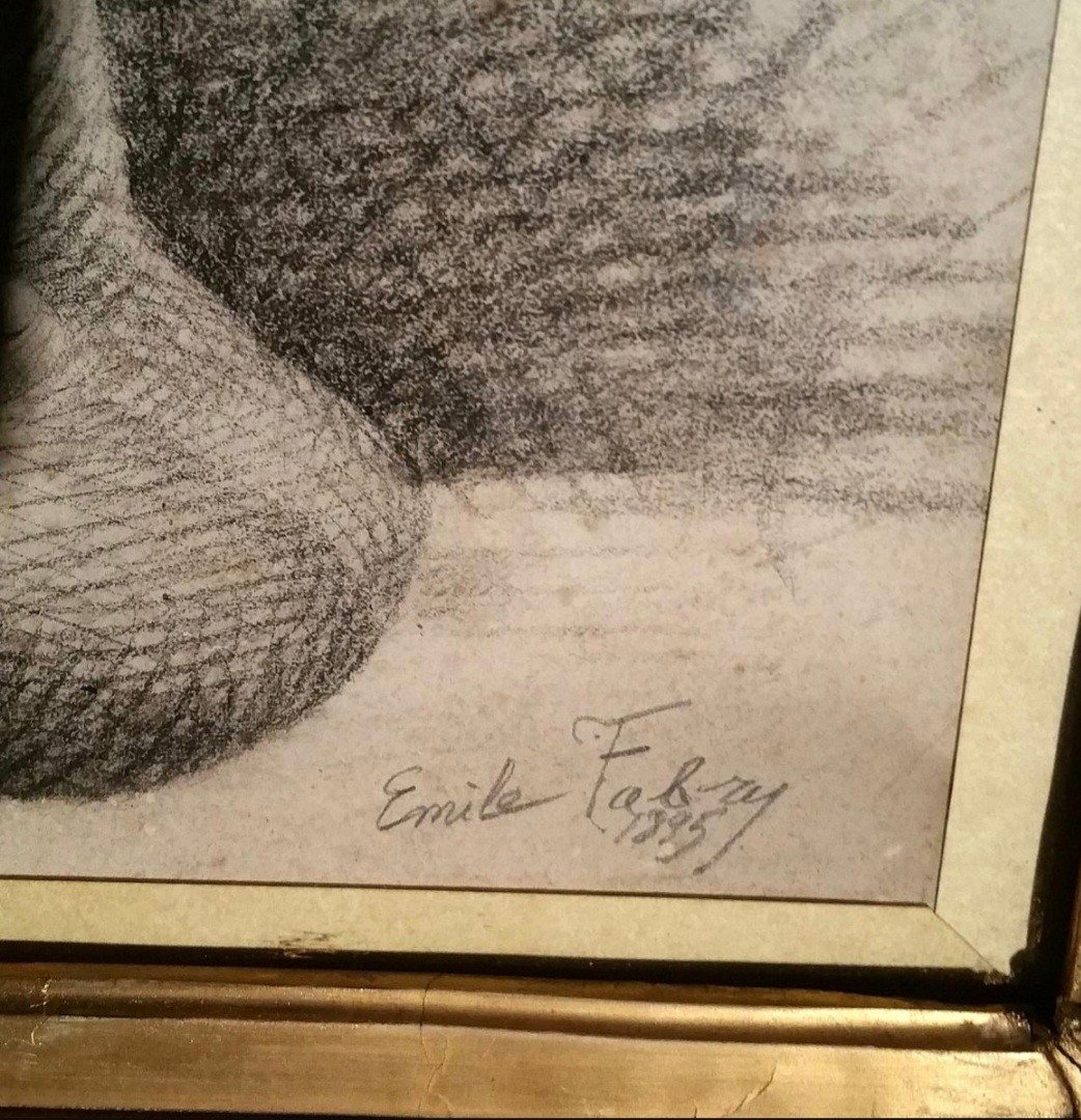 Dessin Emile Fabry Daté 1895-photo-4
