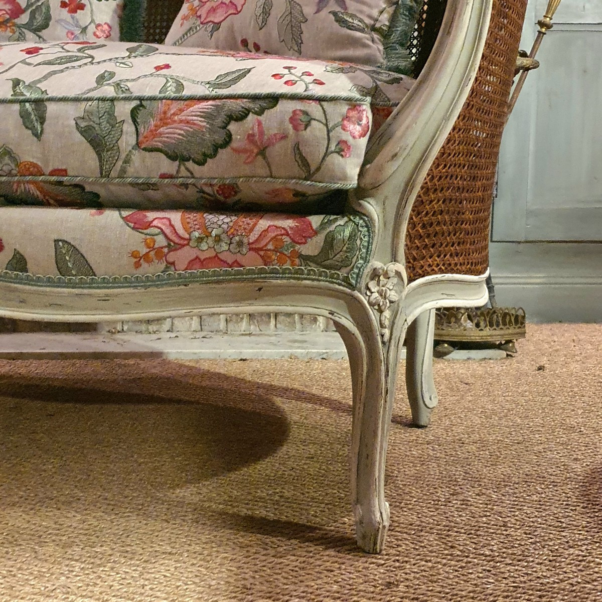 Banquette Cannée Style Louis XV -photo-1