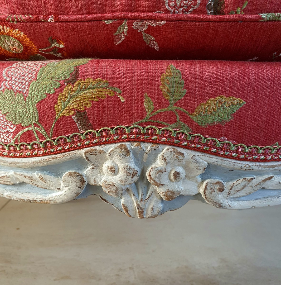 Pair Of Bergères Louis XV Period-photo-4