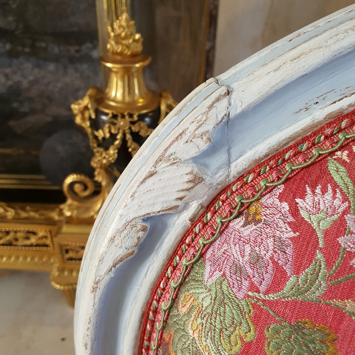 Pair Of Bergères Louis XV Period-photo-2