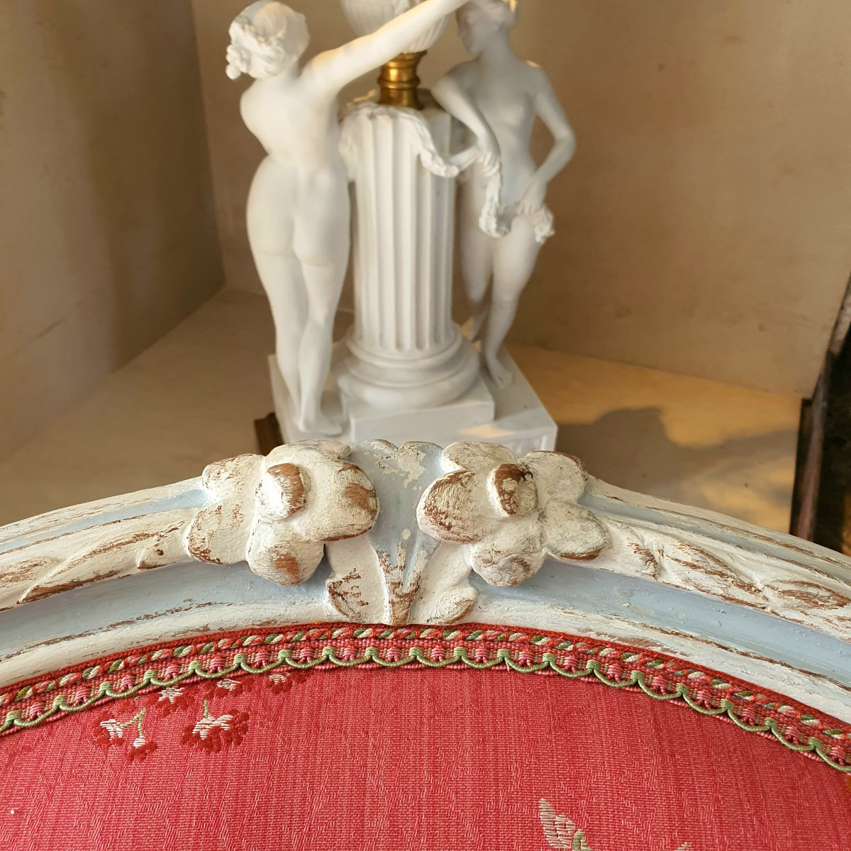 Pair Of Bergères Louis XV Period-photo-5