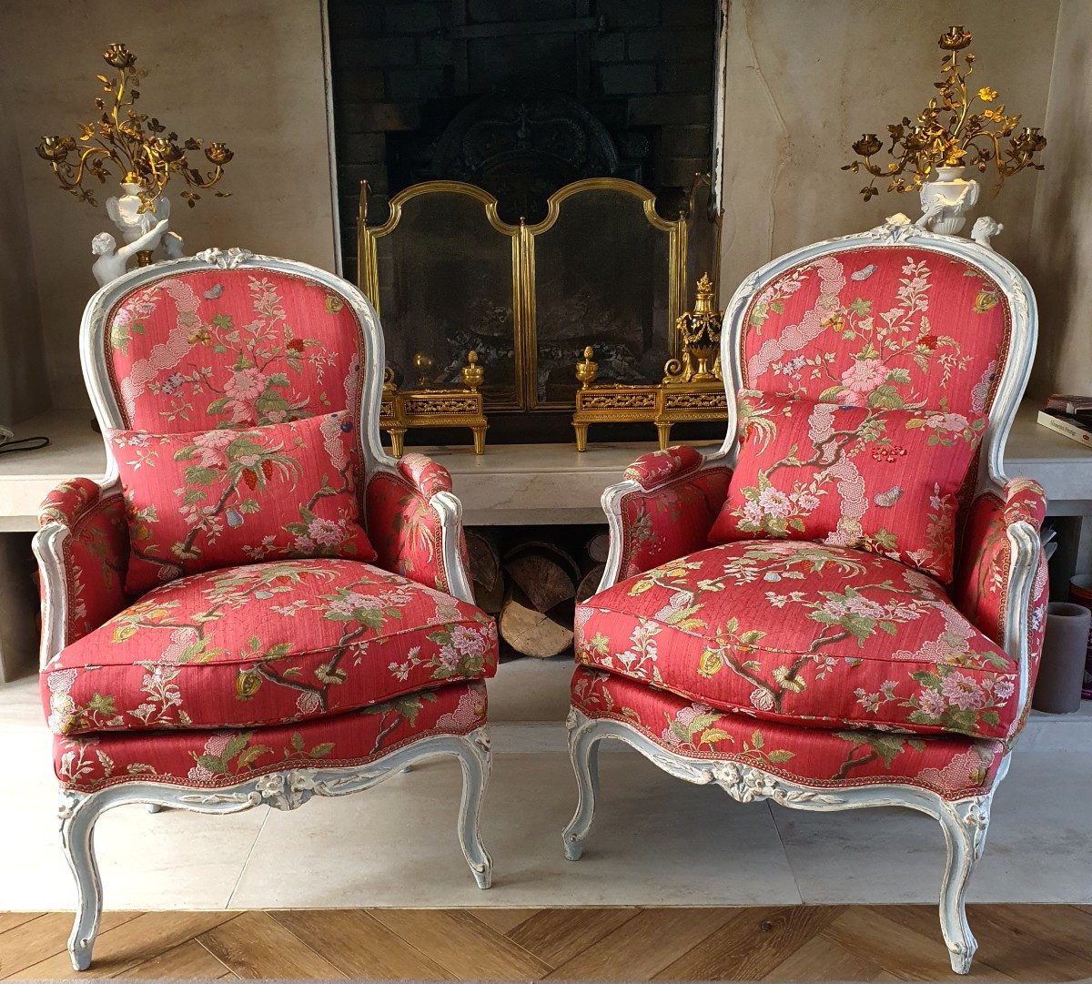 Pair Of Bergères Louis XV Period