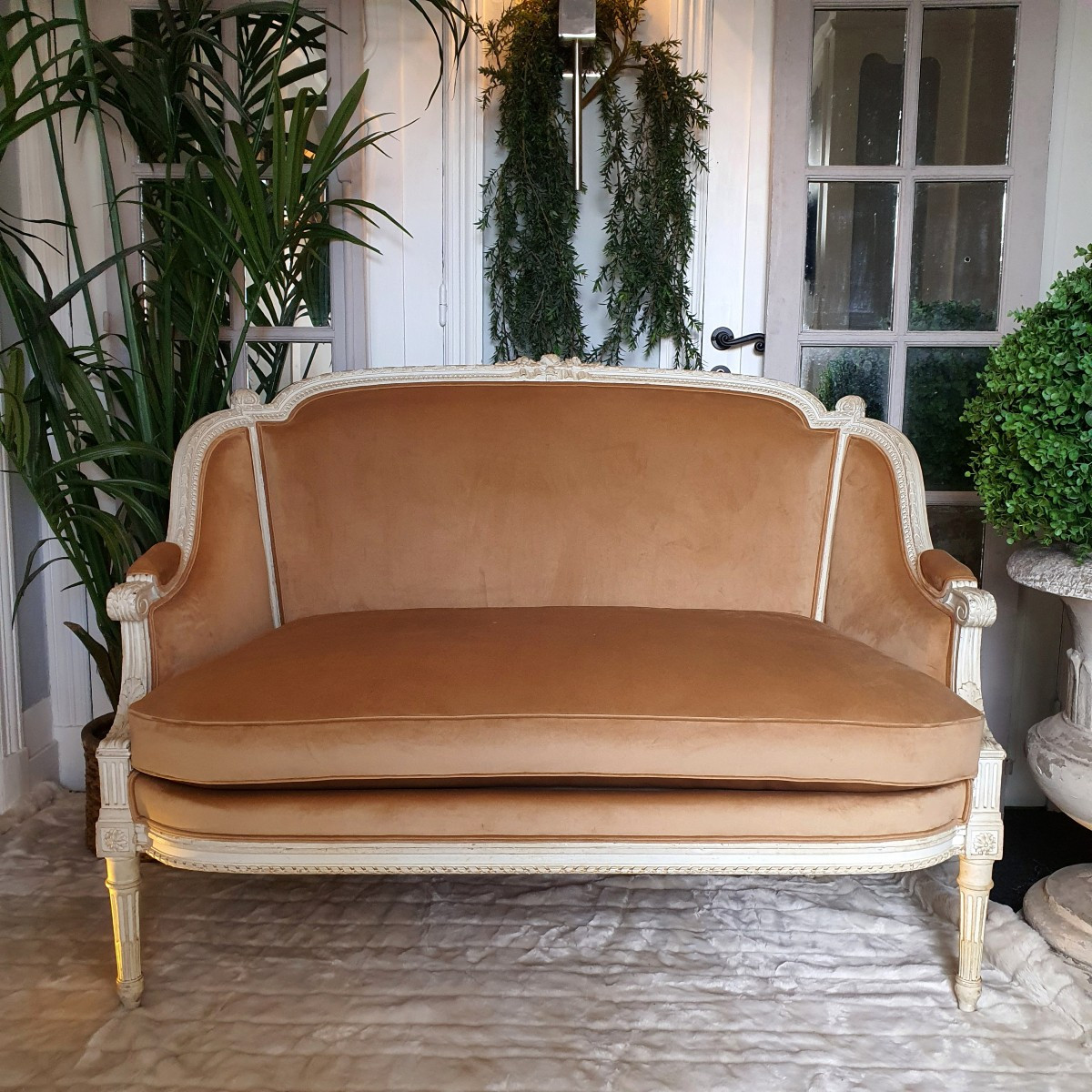 Banquette Style Louis XVI -photo-2