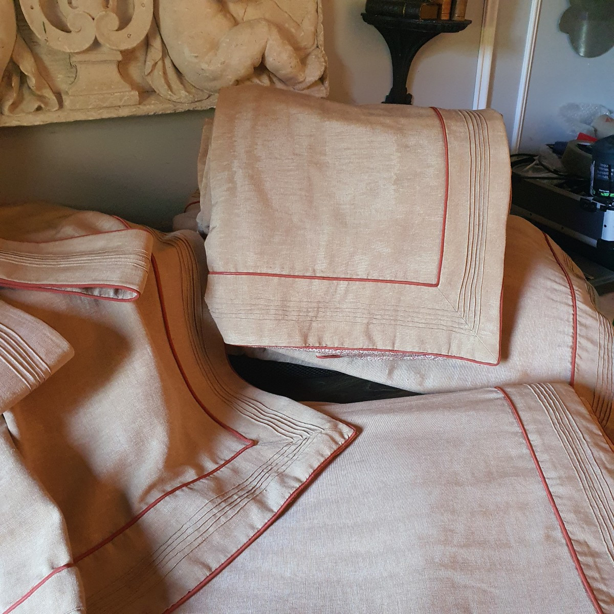 Deux paires tentures  XXEME -photo-1
