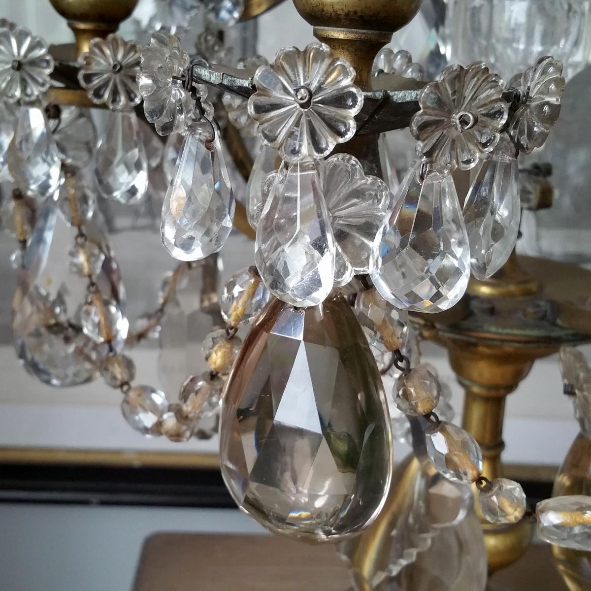 Paire De Girandoles. Epoque XIXème