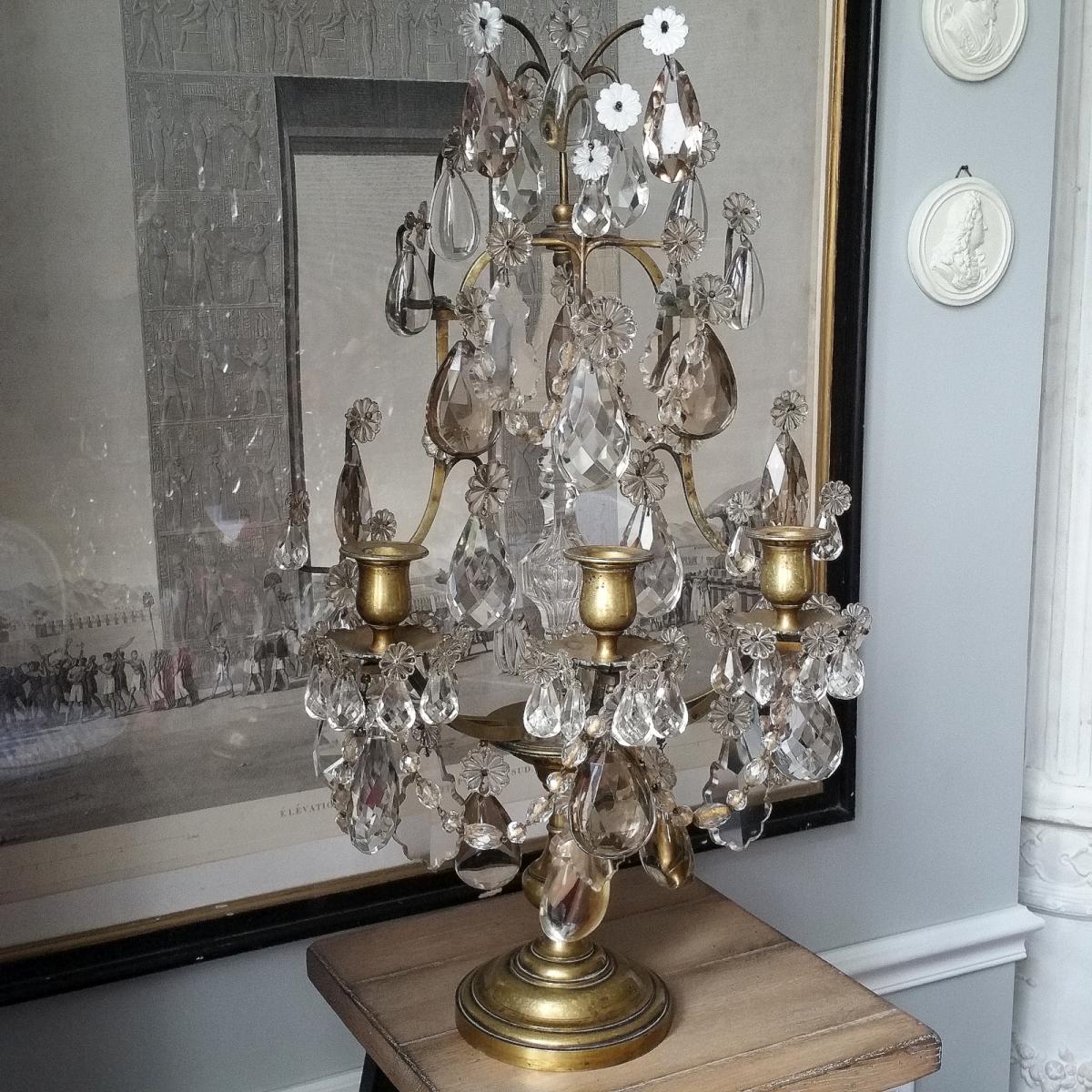 Paire De Girandoles. Epoque XIXème-photo-4