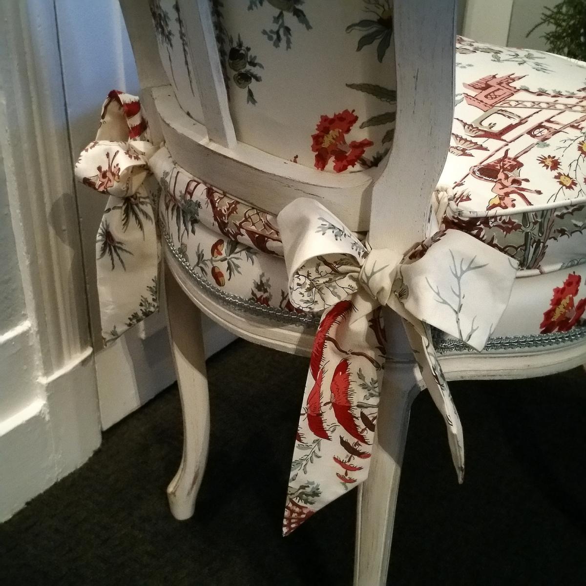 Paire De Chaises Style Louis XV-photo-4