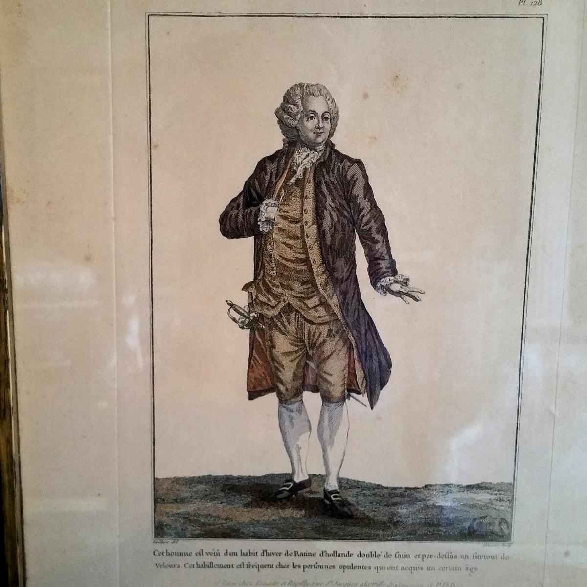 Ensemble De 6 Planches De la Galerie Des Modes -photo-2