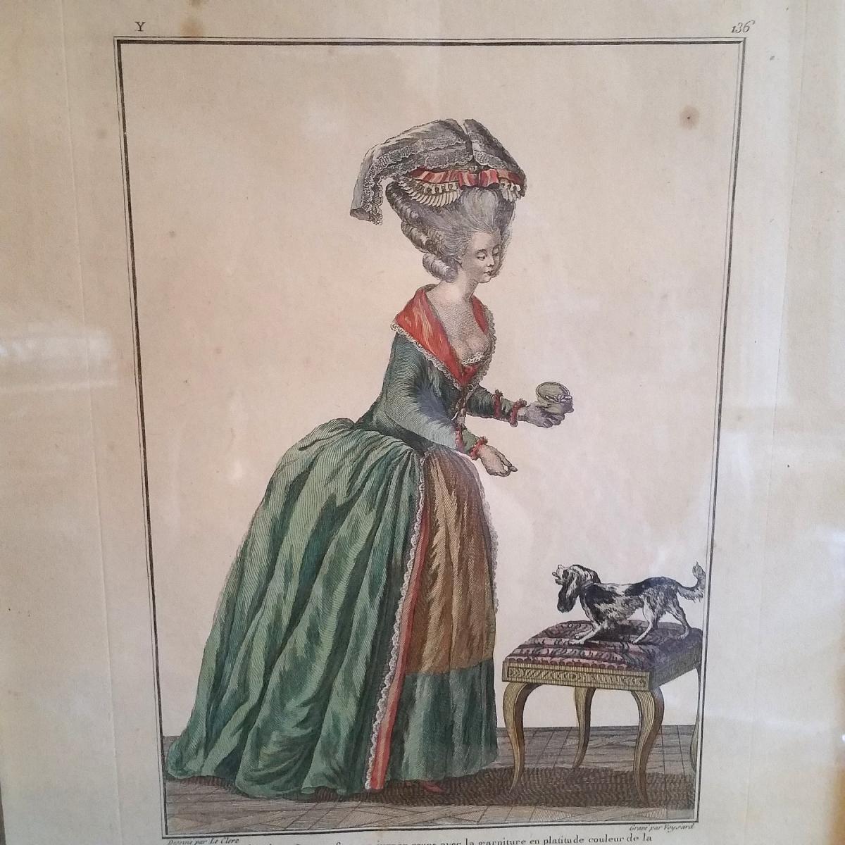 Ensemble De 6 Planches De la Galerie Des Modes -photo-4
