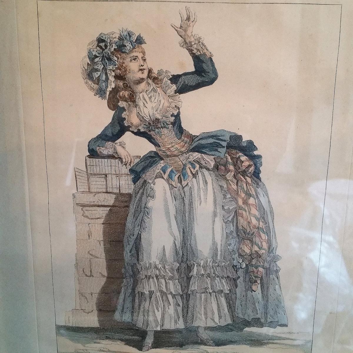 Ensemble De 6 Planches De la Galerie Des Modes -photo-5