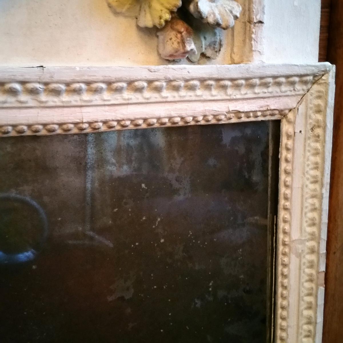 Trumeau De Boiserie Avec Miroir-photo-1