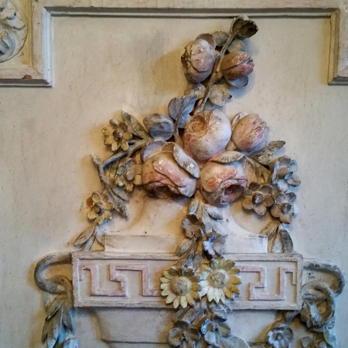 Trumeau De Boiserie Avec Miroir-photo-3
