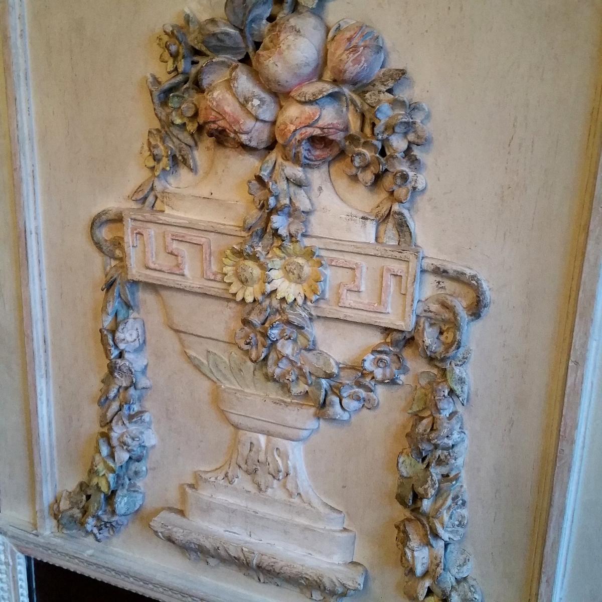 Trumeau De Boiserie Avec Miroir-photo-4