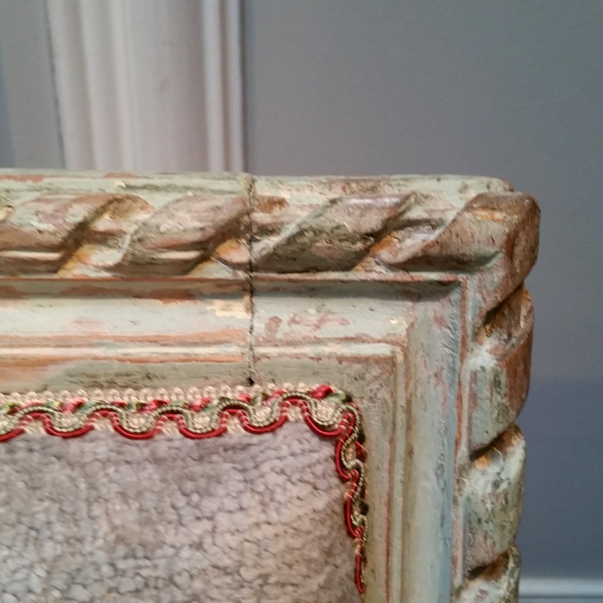 Banquette Patinée De Style Louis XVI-photo-2