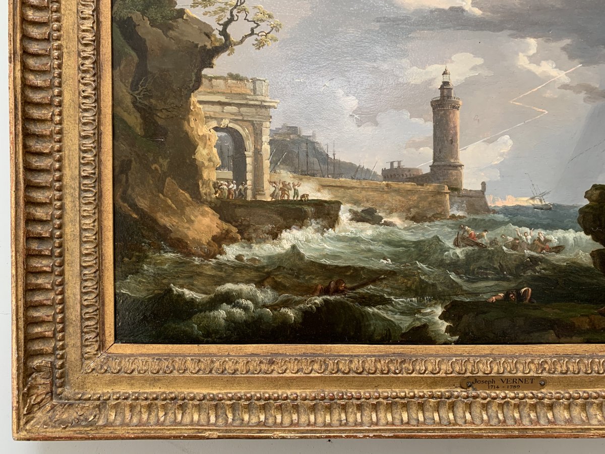 Claude Joseph Vernet 1714-1789 (suiveur De) Circa 1780