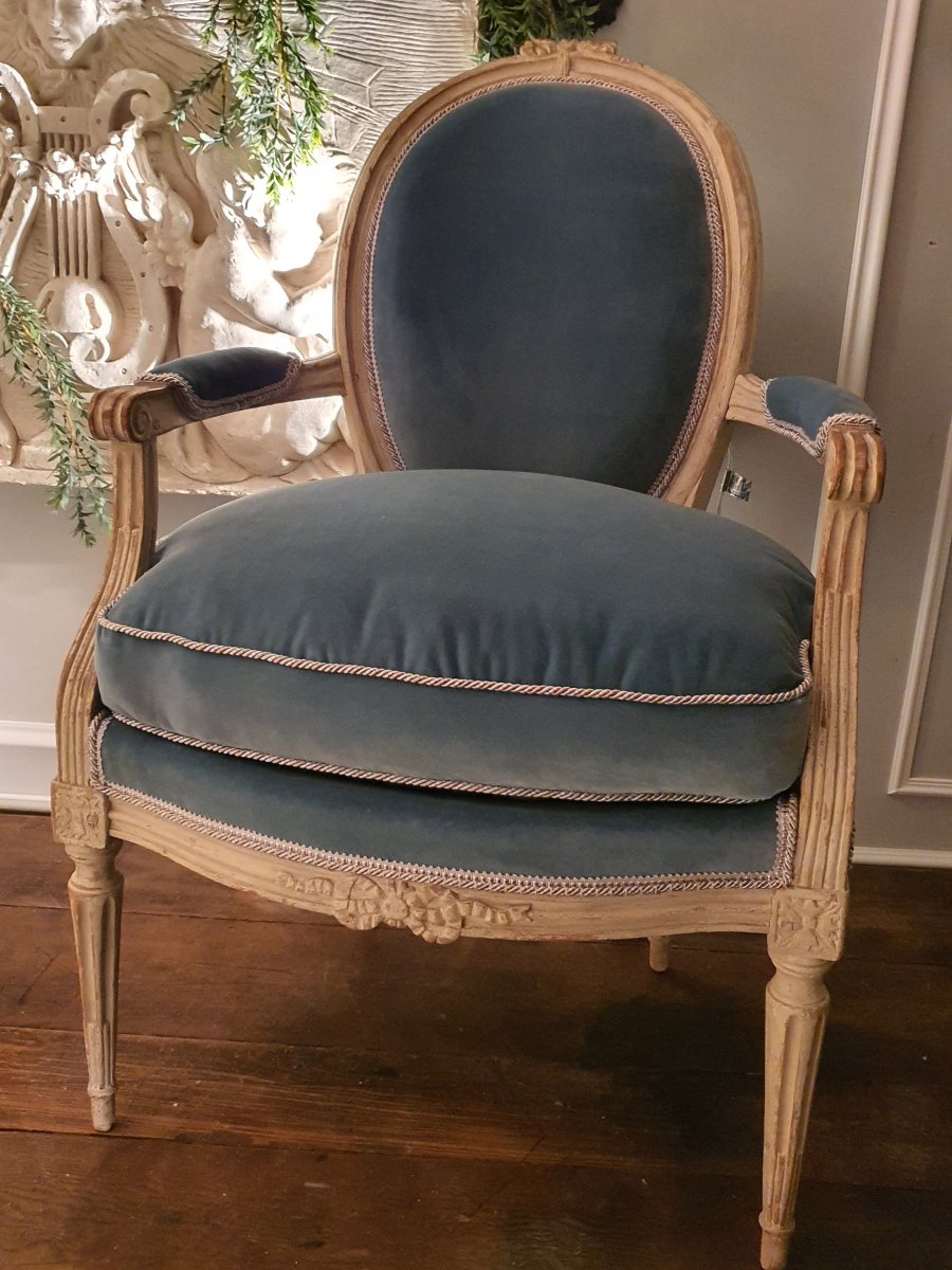 Pair Of Cabriolets Louis XVI Period-photo-2