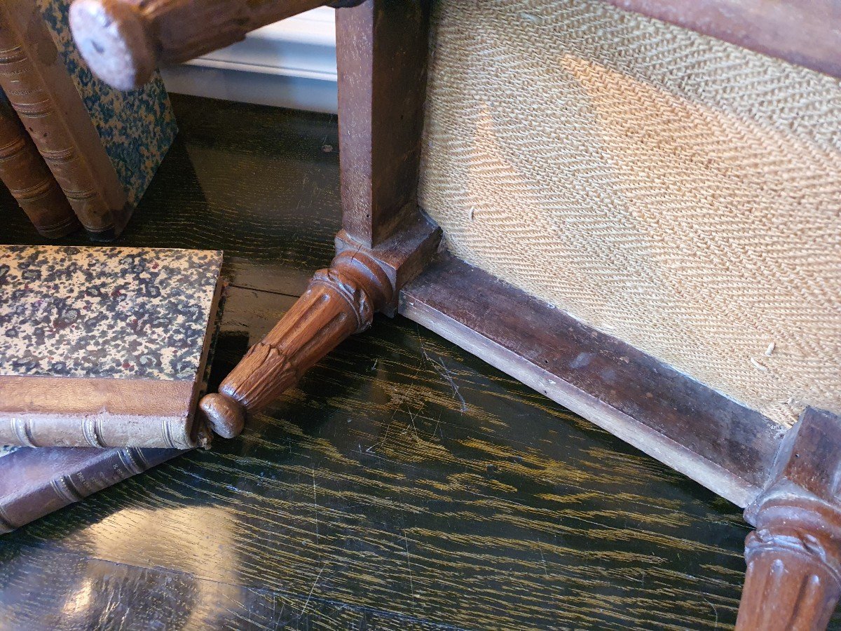 Tabouret De Pieds Style Louis XVI -photo-3