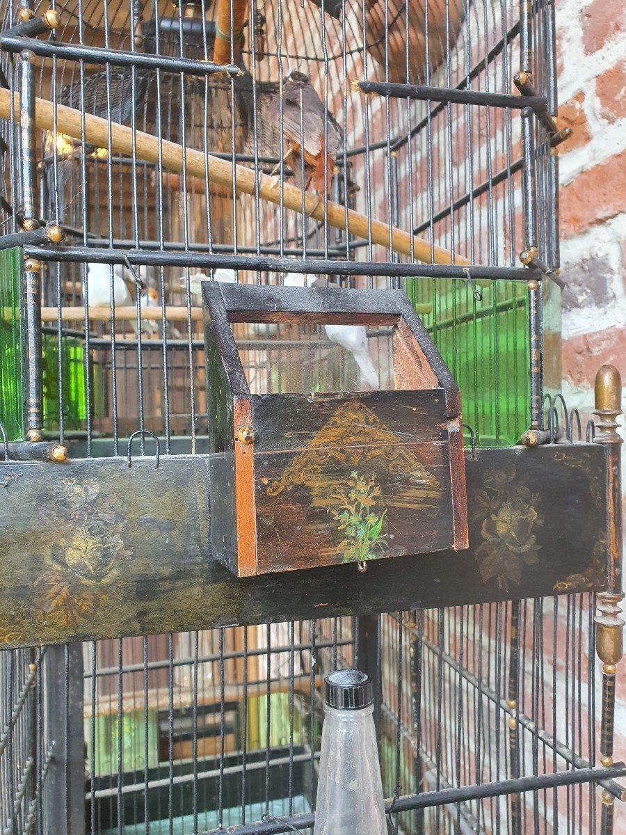 Grande Cage à Oiseaux Fin XIXeme -photo-1