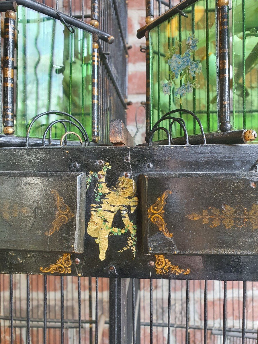 Grande Cage à Oiseaux Fin XIXeme -photo-8