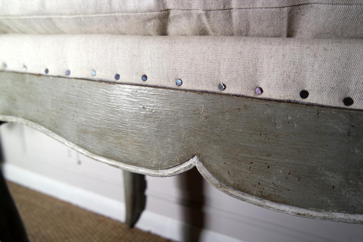 Banquette d'embrasure. Epoque Louis XV.-photo-2