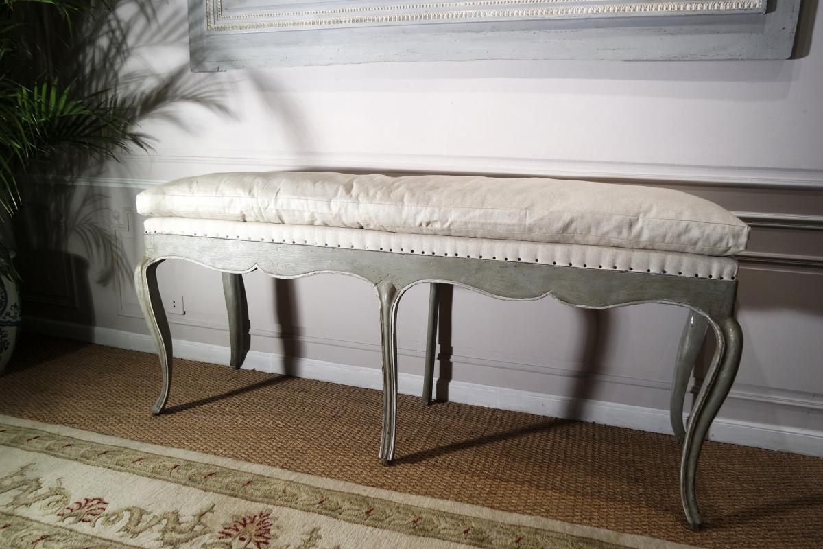 Banquette d'embrasure. Epoque Louis XV.-photo-1