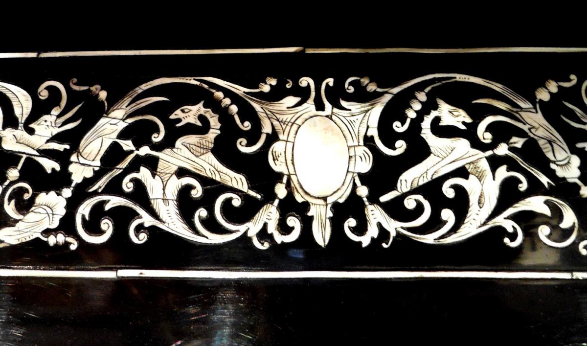 Table Working On Ceremonial Middle Of Ferdinando Pogliani XIXéme-photo-3