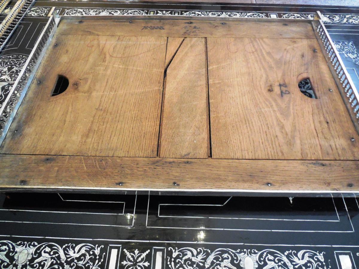 Surtout De Table En Bronze Argent&eacute;, Vers 1880 -photo-4