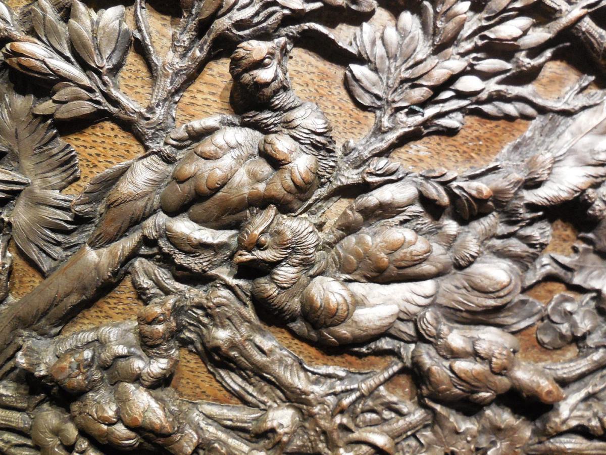 Safe And Oak Wall Tin, Then XIX-photo-3
