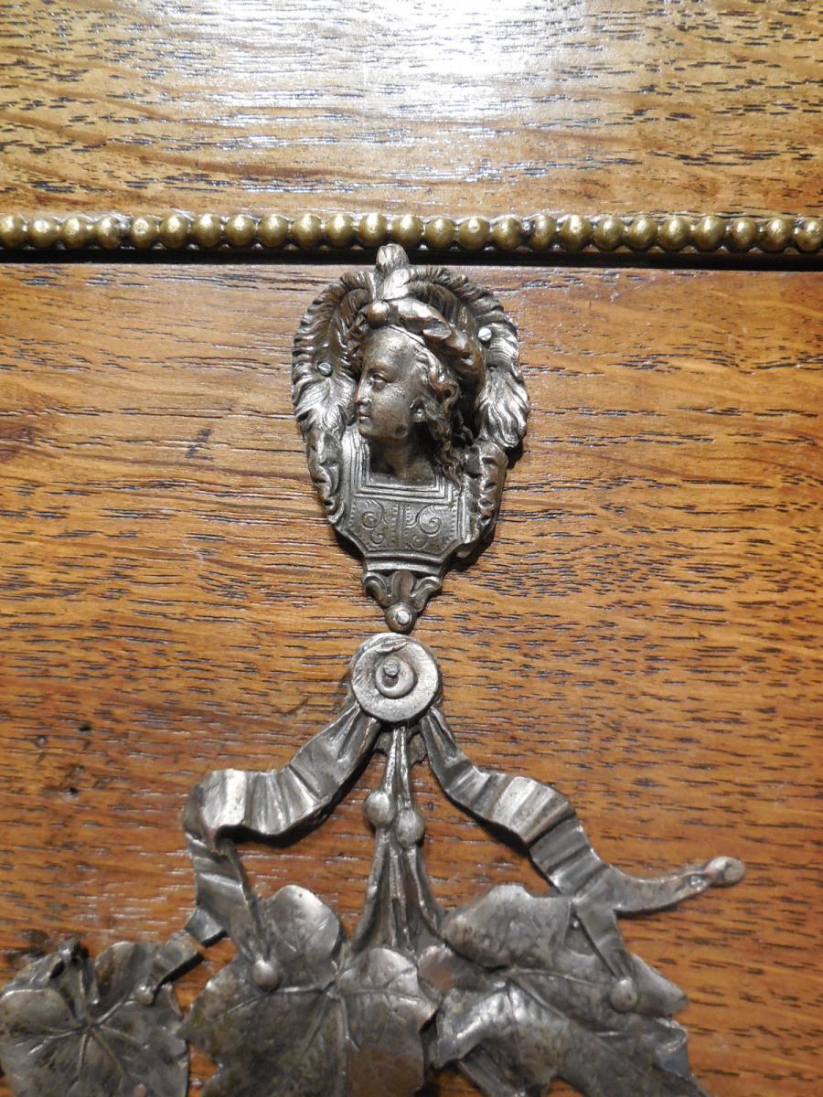 Safe And Oak Wall Tin, Then XIX-photo-6