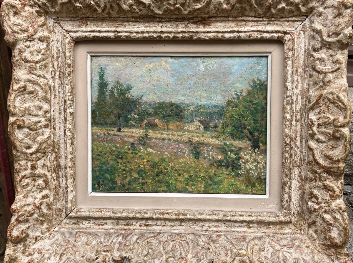 Ludovic Vallée (1864-1939) Village Of Rongéres